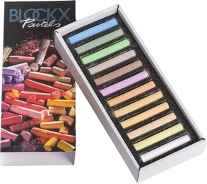 Blockx Case Light Pastels Coffret de pastels secs Léger/Light 12 pièces