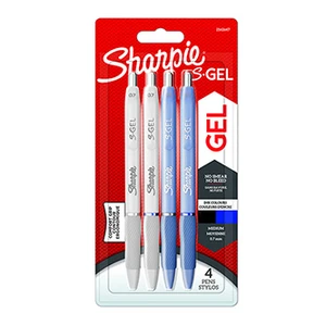 Sharpie 2162647, gelové pero S-Gel Fashion, mix barev, 4ks, 0.7mm