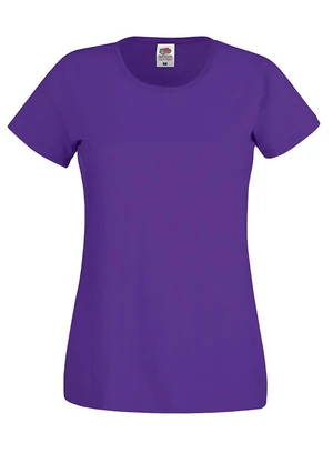 Purple Lady fit Women's T-shirt Original Fruit of the Loom