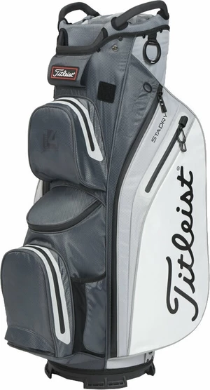 Titleist Cart 14 StaDry Charcoal/Grey/White Geanta pentru golf