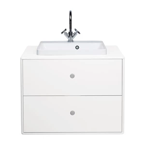 Biała wisząca szafka pod umywalkę 80x62 cm Color Bath – Tom Tailor