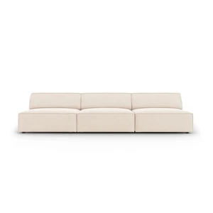 Kremowa aksamitna sofa 240 cm Jodie – Micadoni Home