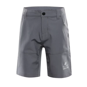 Grey children's softshell shorts ALPINE PRO Bako