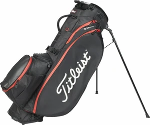 Titleist Players 5 StaDry Sacca da golf con cavalletto Black/Black/Red