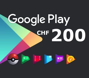 Google Play CHF 200 CH Gift Card