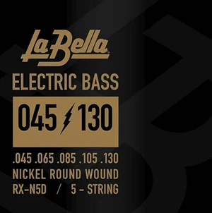 La Bella RX-N5D-M 45-130 Medium Scale Jeux de 5 cordes basses