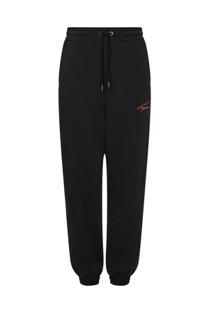 Tommy Jeans Tepláky - TJW TOMMY SIGNATURE SWEATPANT čierne