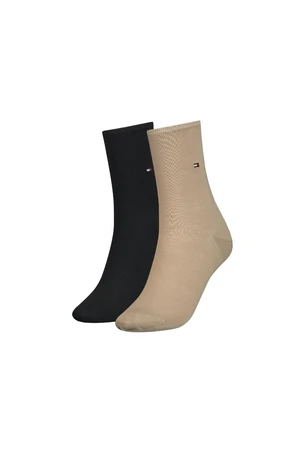 Tommy Hilfiger Ponožky - TH WOMEN SOCK CASUAL 2P béžové