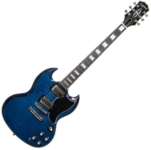 Epiphone SG Custom Figured Viper Blue Elektromos gitár