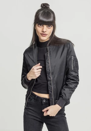 Dámská bunda Basic Bomber Jacket černá