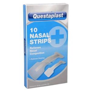 QUESTAPLAST Náplast proti chrápání 10 kusů