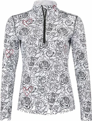 Head Rebels Allover Midlayer Women White/Black S/M Sweter