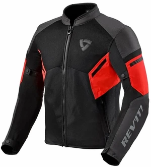 Rev'it! Jacket GT-R Air 3 Black/Neon Red 2XL Geacă textilă