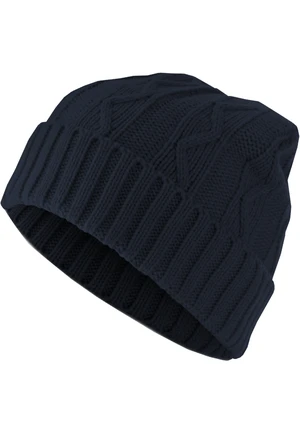 Beanie Cable Flap Beanie - Blue