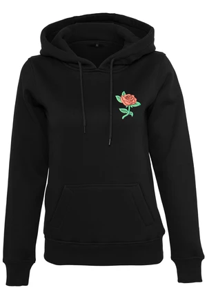 Women's Rose Hoody Black