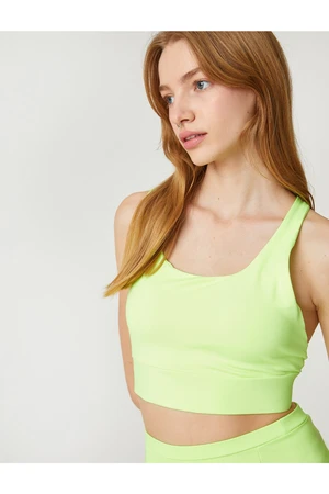 Koton Sports Bras, Padded, Non-Wireless, Cross-Back Straps.