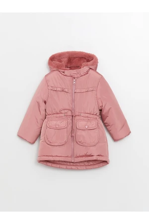 LC Waikiki Hooded Long Sleeve Baby Girl Coat