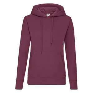 Burgundy Hooded Sweat Fruit of the Loom