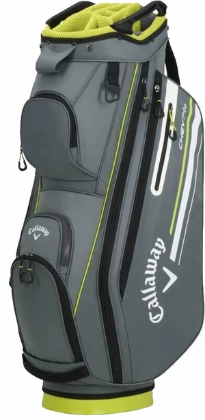 Callaway Chev 14+ Charcoal/Flower Yellow Sac de golf pentru cărucior