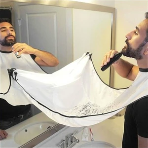 Shaving Cloth Men's Styling Apron Transparent Suction Cup Shaving Apron Beard Styling Cloth