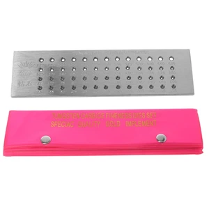 Four Rows Gold Tools 52 Holes Wire Drawplate for Jewelry Making