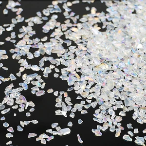 20g 2-3mm Broken Crushed Glass Glitter Fillers For DIY Epoxy Resin Mold Silicone Jewelry Nail Craft Making Supplies Accessories