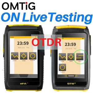 Mini OTDR Active Fiber Live Test 1550nm 20dB Optical Reflectometer Touch Screen OPM OLS VFL Tester Sc Connector