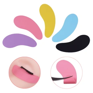 GUGCGV NEW Reusable 1Pair Eye Pads Silicone Stripe Lash Lift Eyelash Extension Hydrogel Patches Under Eye Gel Patch Makeup Tools