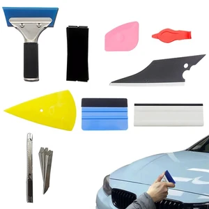 Car Package Tinting Application Tool Car Window Film Squeegee Automotive Film Scrapers Window Tint Tools For Family Garage