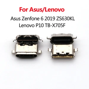 2pcs New USB Charging Dock Port Connector for Asus Zenfone 6 2019 ZS630KL Lenovo P10 TB-X705F