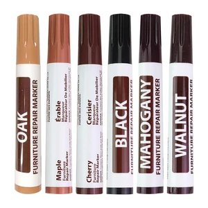 Wood Markers Furniture Repair Effective TouchUp Markers Time Saving Wood Scratch Restoration Kit Wood Composite Repair Markers