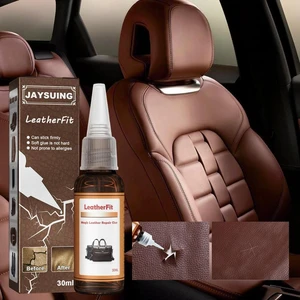 Leather Glue 0.13 Oz Waterproof Adhesive For Leather Repair Strong Furniture Refurbish Fluid For Leather Clothing Bags Car Seats