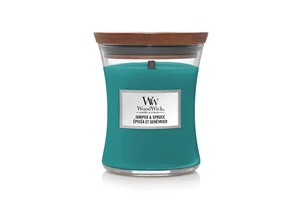 WoodWick Vonná svíčka váza střední Juniper & Spruce 275 g