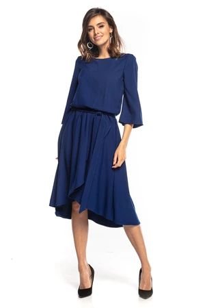 Tessita Woman's Dress T347 4 Navy Blue