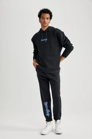 DEFACTO Regular Fit Rick and Morty Licensed With Pockets Sweatpants