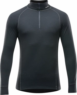 Devold Duo Active Merino 210 Zip Neck Man Black 2XL Sous-vêtements thermiques