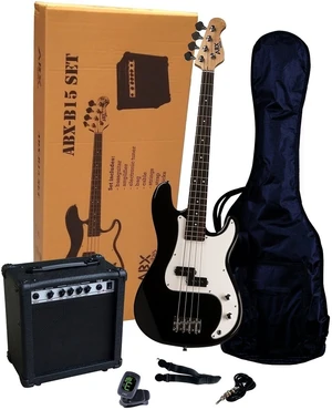 ABX ABX-B15 SET Black Elektrická basgitara