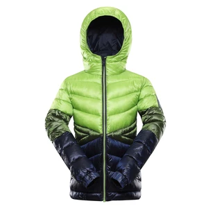 Children's hi-therm jacket ALPINE PRO ROGO lime green