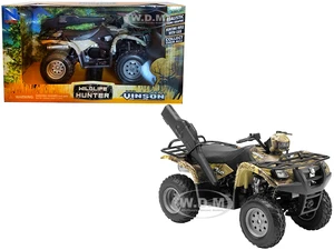 Suzuki Vinson 4x4 500 Quad Runner ATV Green 1/12 Diecast Motorcycle Model by New Ray