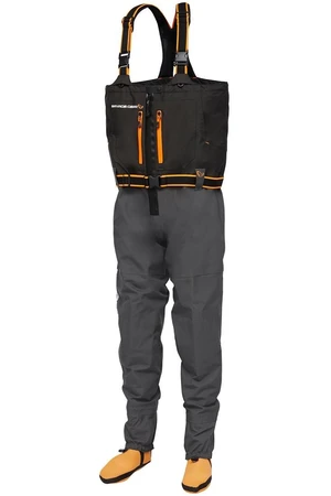 Savage gear brodící kalhoty sg8 chest zip wader - m 42-44