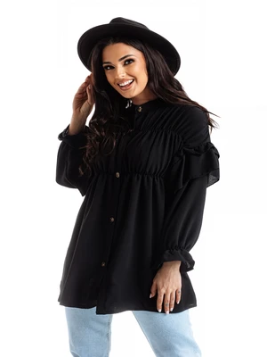 Tunic black Och Bella BI-2021745.black