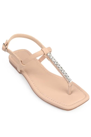 Capone Outfitters Sandals - Beige - Flat