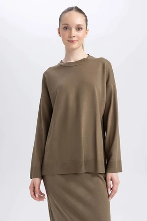 DEFACTO Regular Fit Crew Neck Tunic