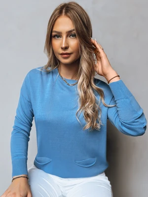 MOLLY ladies sweater light blue Dstreet