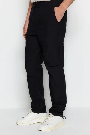 Trendyol Men's Black Jogger Fit Baggy Parachute Trousers