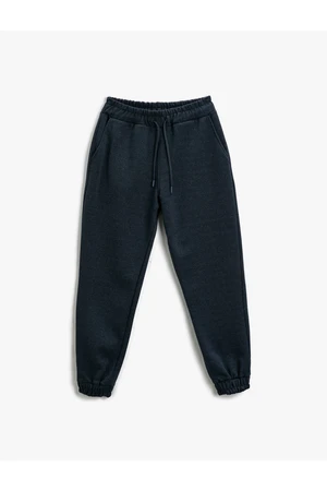 Koton Basic Rack Sweatpants With Tie Waist.