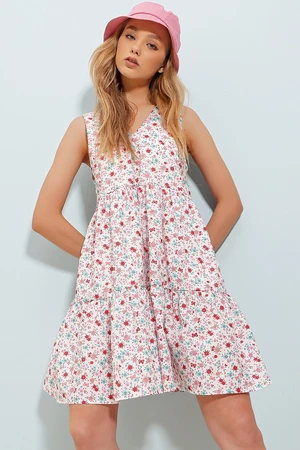 Abito da donna  Trend Alaçatı Stili Floral