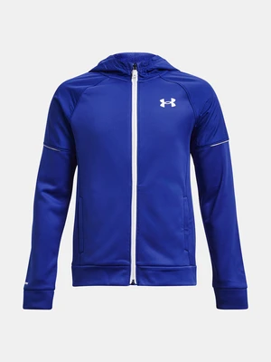 Under Armour Mikina UA AF Storm FZ Hoodie-BLU - Kluci