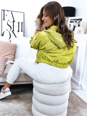 Women's bomber jacket FONCY lime Dstreet