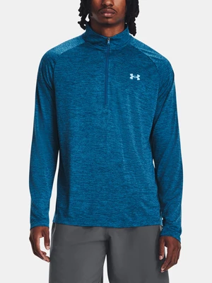 Under Armour T-Shirt UA Tech 2.0 1/2 Zip-BLU - Men